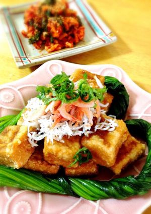 お豆腐より簡単ハートの高野豆腐の揚げ出し-レシピのメイン写真