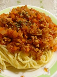 白だしであっさり♪ミートソース-レシピのメイン写真