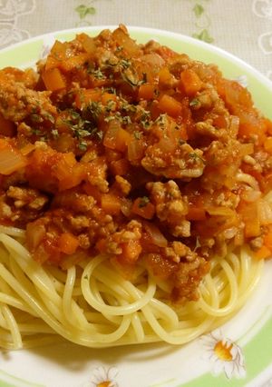 白だしであっさり♪ミートソース-レシピのメイン写真