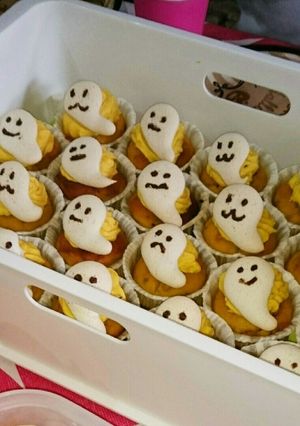 ばけバケかぼちゃのカップケーキ☆-レシピのメイン写真