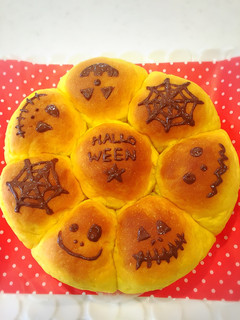 ハロウィン★かぼちゃのちぎりパン-レシピのメイン写真