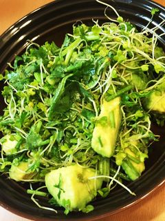 パクチーたっぷりの簡単グリーンサラダ-レシピのメイン写真