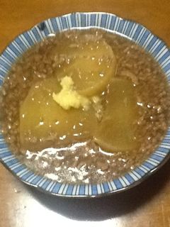 ひき肉たっぷり、大根のとろとろあんかけ煮-レシピのメイン写真