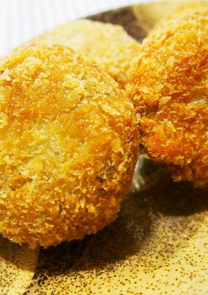 残ったドライカレーでさつま芋コロッケ！-レシピのメイン写真
