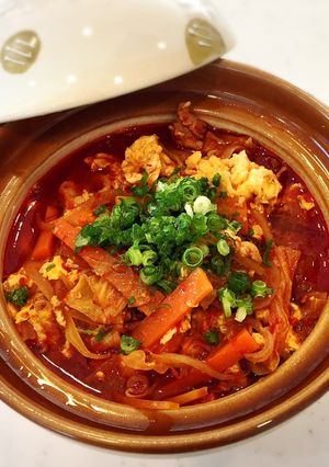 激辛！！豚肉と野菜のラー辛クッパ★-レシピのメイン写真