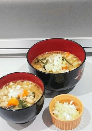 味噌汁♪豚汁♪ダシダ♬-レシピのメイン写真