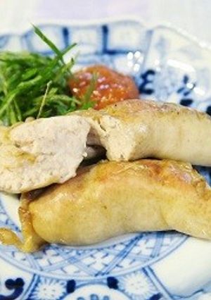 焼き鮭白子の梅しそ添え-レシピのメイン写真
