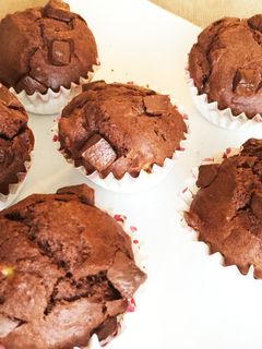 無理やり1ボウル!チョコバナナマフィン-レシピのメイン写真