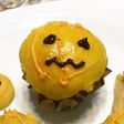 ハロウィンに♪簡単パンプキンパン