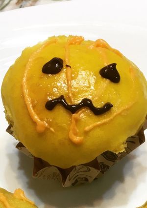 ハロウィンに♪簡単パンプキンパン-レシピのメイン写真