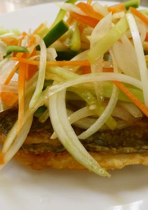 野菜とアジの南蛮漬け-レシピのメイン写真