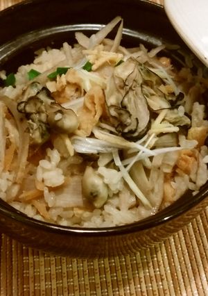 牡蠣ご飯　くばら　あごだしレシピ-レシピのメイン写真