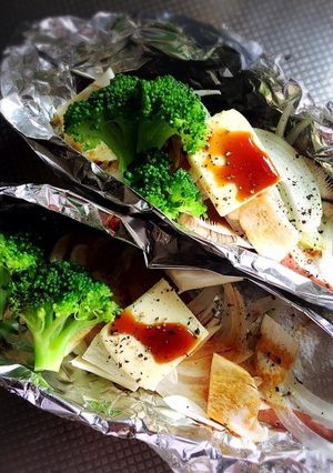 ホシサン塩麹で鮭のホイル焼き-レシピのメイン写真