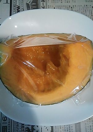 レンジでチン♪カボチャの下ごしらえ♪-レシピのメイン写真