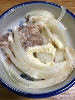 鯖缶と、玉ねぎの和風マヨ和え-レシピのメイン写真