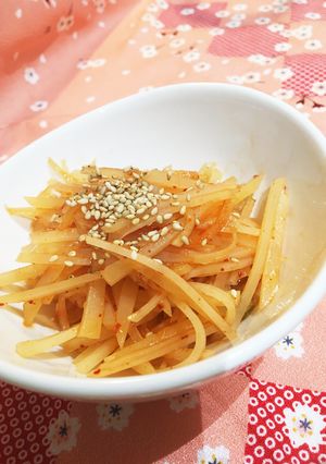 激ウマ！じゃがいものキムチ和え-レシピのメイン写真