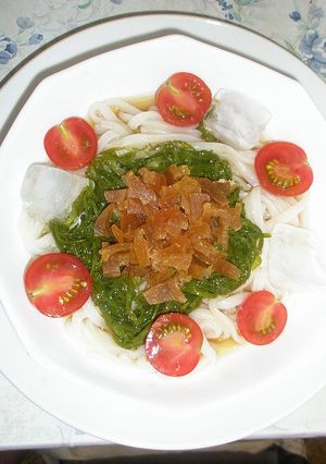 赤玉和風ヘルシー冷やしうどん-レシピのメイン写真