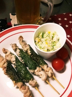お家居酒屋☆せせりシソ巻き-レシピのメイン写真