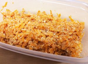 人参フレークの粉豆腐(高野豆腐)和え-レシピのメイン写真