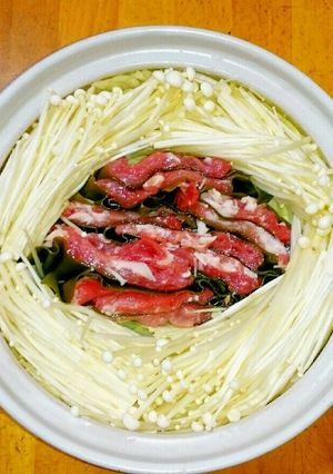 昆布締め豚肉のミルフィーユ鍋-レシピのメイン写真