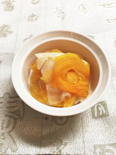【15分】柿とカブのなます-レシピのメイン写真