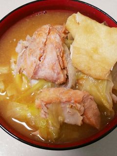 鮭のチャンチャンみそ汁☆鍋気分-レシピのメイン写真