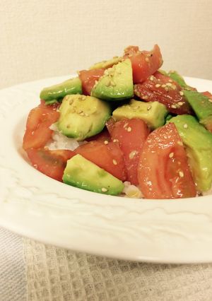アボカドとまと丼-レシピのメイン写真
