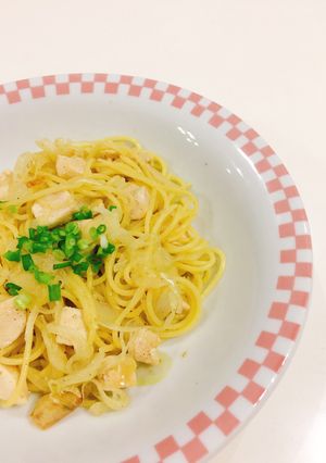 鶏胸肉の柚子胡椒パスタ☆-レシピのメイン写真
