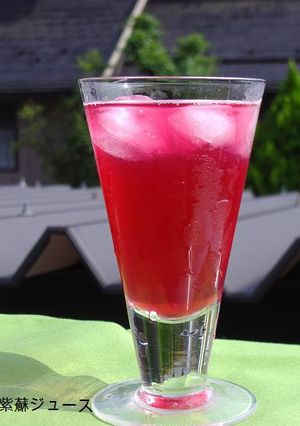 季節の飲み物 紫蘇ジュース-レシピのメイン写真