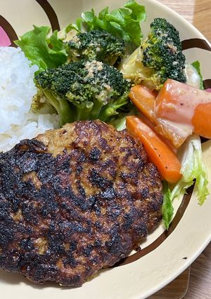 蓮根入りハンバーグ-レシピのメイン写真