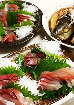 つばすのお刺身とあら煮-レシピのメイン写真