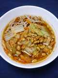 簡単！納豆キムチ蕎麦はじめました