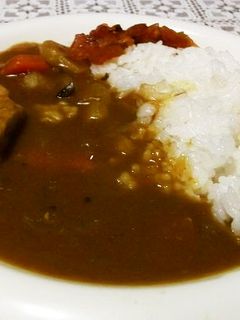 唐辛子カレーライス-レシピのメイン写真
