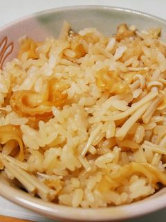 おつまみで?!帆立炊き込みご飯-レシピのメイン写真