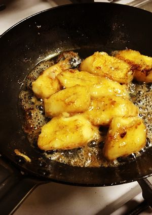 5分で本格スイーツ 大人味バナナフランベ-レシピのメイン写真