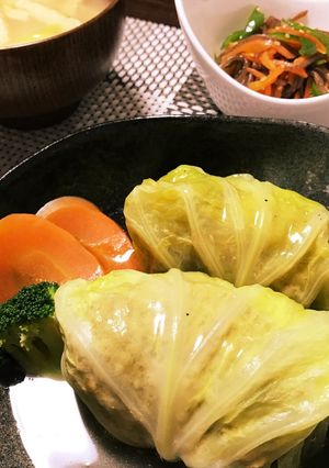 スープはコンソメ味♪定番ロールキャベツ♡-レシピのメイン写真