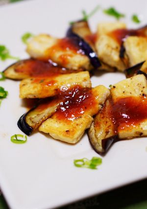 豆腐&茄子のソテー☆梅肉ソース-レシピのメイン写真