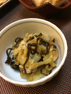キャベツの塩昆布和え-レシピのメイン写真
