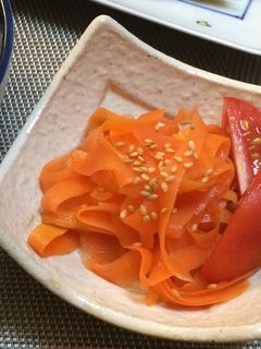 りぼん人参の簡単サラダ-レシピのメイン写真