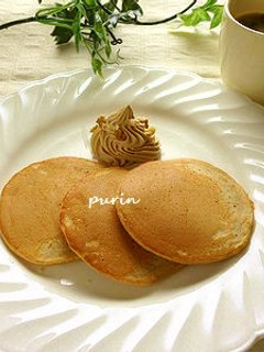 カフェオレパンケーキ-レシピのメイン写真