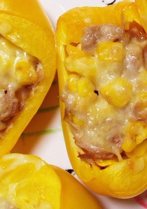 簡単!!パプリカのツナチーズ焼き-レシピのメイン写真