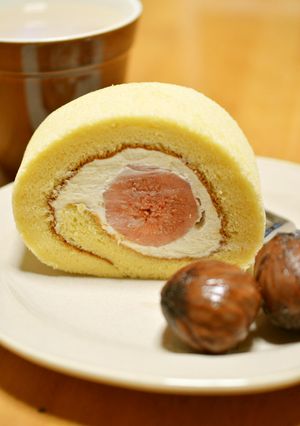 無花果のロールケーキ-レシピのメイン写真