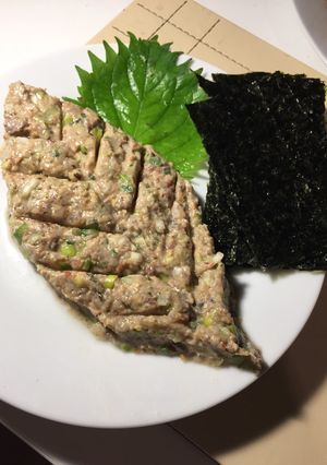 イワシの梅なめろう-レシピのメイン写真