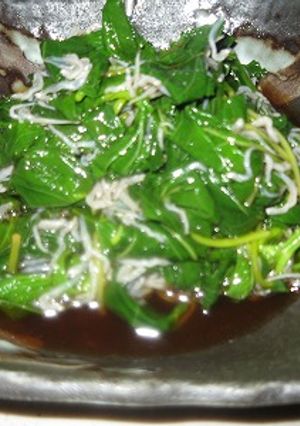 夏バテ解消！モロヘイヤの酢の物♪-レシピのメイン写真