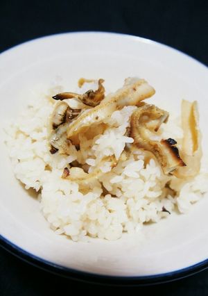 息子宛⑱「簡単ホタテ風炊き込みご飯」-レシピのメイン写真