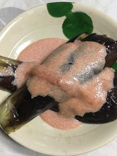 焼きナス 明太子ソース-レシピのメイン写真