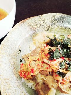 余ったキムチで!豚キムチ丼-レシピのメイン写真