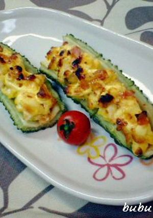 ゴーヤのスイートチリマヨ焼き-レシピのメイン写真