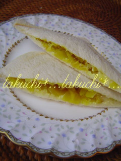 たくあんとチーズのホットサンド-レシピのメイン写真