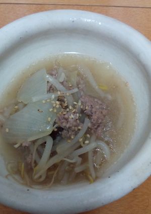 ダシダのもやしスープ-レシピのメイン写真